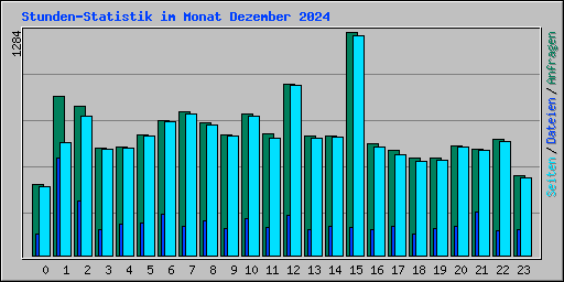 Stunden-Statistik im Monat Dezember 2024