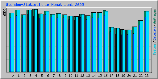 Stunden-Statistik im Monat Juni 2025